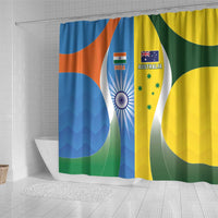 India Vs Australia Cricket Shower Curtain Final Matchup - Wonder Print Shop