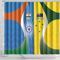 India Vs Australia Cricket Shower Curtain Final Matchup - Wonder Print Shop