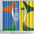 India Vs Australia Cricket Shower Curtain Final Matchup - Wonder Print Shop