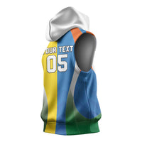 Custom India Vs Australia Cricket Sleeveless Hoodie Final Matchup - Wonder Print Shop