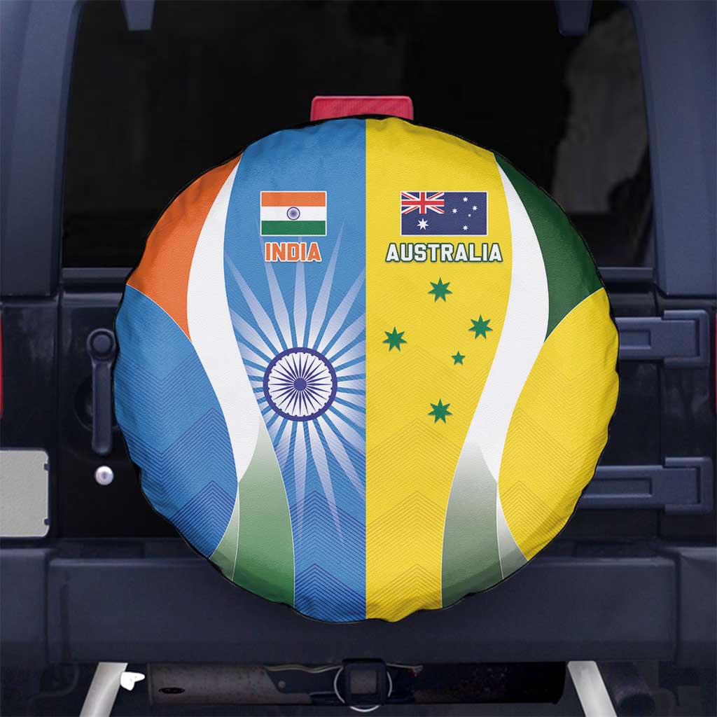India Vs Australia Cricket Spare Tire Cover Final Matchup - Wonder Print Shop