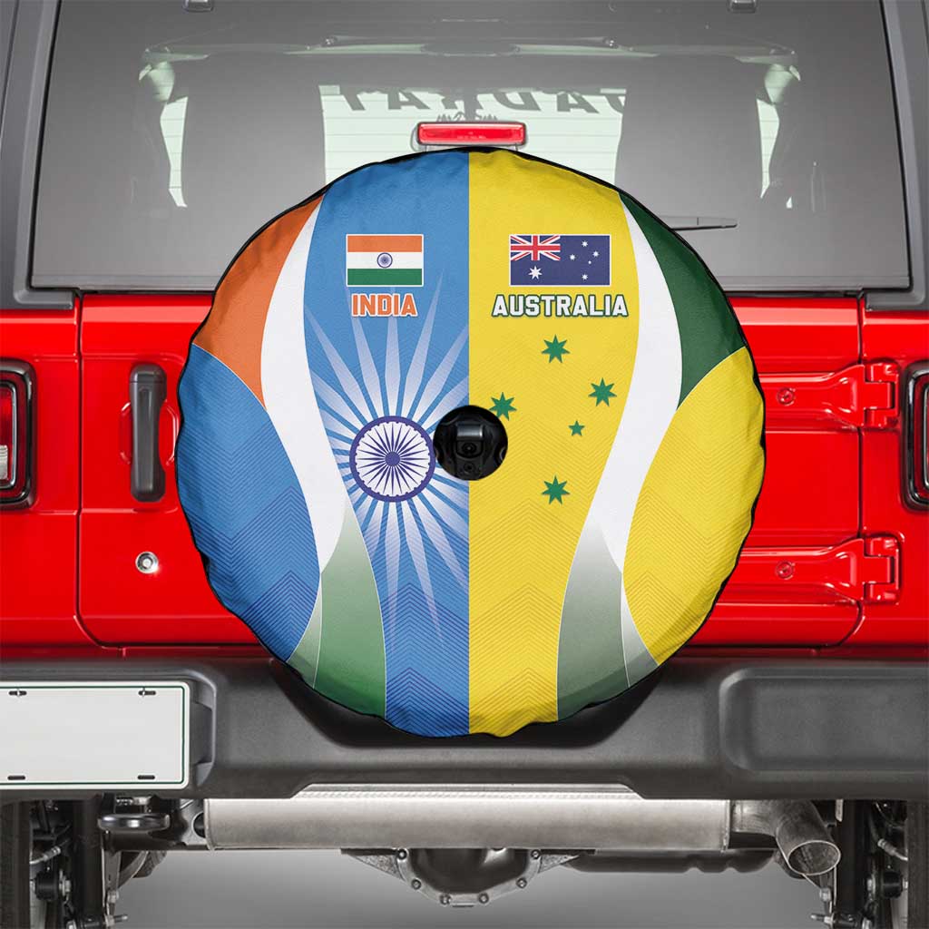 India Vs Australia Cricket Spare Tire Cover Final Matchup - Wonder Print Shop