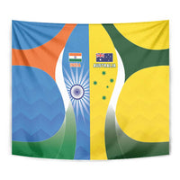India Vs Australia Cricket Tapestry Final Matchup - Wonder Print Shop
