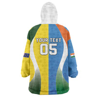 Custom India Vs Australia Cricket Wearable Blanket Hoodie Final Matchup - Wonder Print Shop