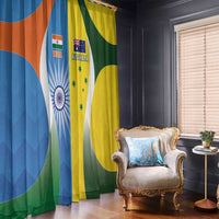 India Vs Australia Cricket Window Curtain Final Matchup - Wonder Print Shop