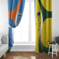 India Vs Australia Cricket Window Curtain Final Matchup - Wonder Print Shop
