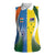 Custom India Vs Australia Cricket Women Sleeveless Polo Shirt Final Matchup - Wonder Print Shop
