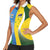 Custom India Vs Australia Cricket Women Sleeveless Polo Shirt Final Matchup - Wonder Print Shop