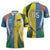 Custom India Vs Australia Cricket Zipper Polo Shirt Final Matchup - Wonder Print Shop