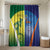 Australia And India Cricket Bathroom Set Ashoka Chakra With Aboriginal - Wonder Print Shop