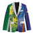 Custom Australia And India Cricket Blazer Ashoka Chakra With Aboriginal - Wonder Print Shop