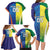 Custom Australia And India Cricket Family Matching Long Sleeve Bodycon Dress and Hawaiian Shirt Ashoka Chakra With Aboriginal - Wonder Print Shop