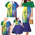 Custom Australia And India Cricket Family Matching Mermaid Dress and Hawaiian Shirt Ashoka Chakra With Aboriginal - Wonder Print Shop