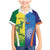 Custom Australia And India Cricket Family Matching Mermaid Dress and Hawaiian Shirt Ashoka Chakra With Aboriginal - Wonder Print Shop