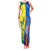 Custom Australia And India Cricket Family Matching Tank Maxi Dress and Hawaiian Shirt Ashoka Chakra With Aboriginal - Wonder Print Shop