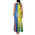 Custom Australia And India Cricket Family Matching Tank Maxi Dress and Hawaiian Shirt Ashoka Chakra With Aboriginal - Wonder Print Shop