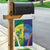 Australia And India Cricket Garden Flag Ashoka Chakra With Aboriginal - Wonder Print Shop