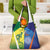Australia And India Cricket Grocery Bag Ashoka Chakra With Aboriginal - Wonder Print Shop