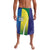 Custom Australia And India Cricket Lavalava Ashoka Chakra With Aboriginal - Wonder Print Shop