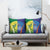 Australia And India Cricket Pillow Cover Ashoka Chakra With Aboriginal - Wonder Print Shop
