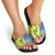 Australia And India Cricket Slide Sandals Ashoka Chakra With Aboriginal - Wonder Print Shop