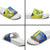 Australia And India Cricket Slide Sandals Ashoka Chakra With Aboriginal - Wonder Print Shop