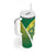 Australia And India Cricket Tumbler With Handle Ashoka Chakra With Aboriginal - Wonder Print Shop
