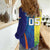 Custom Australia And India Cricket Women Casual Shirt Ashoka Chakra With Aboriginal - Wonder Print Shop