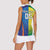 Custom Australia And India Cricket Women Sleeveless Polo Shirt Ashoka Chakra With Aboriginal - Wonder Print Shop