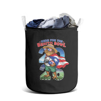 Puerto Rico Coqui Frog Laundry Basket Here For The Benito Bowl