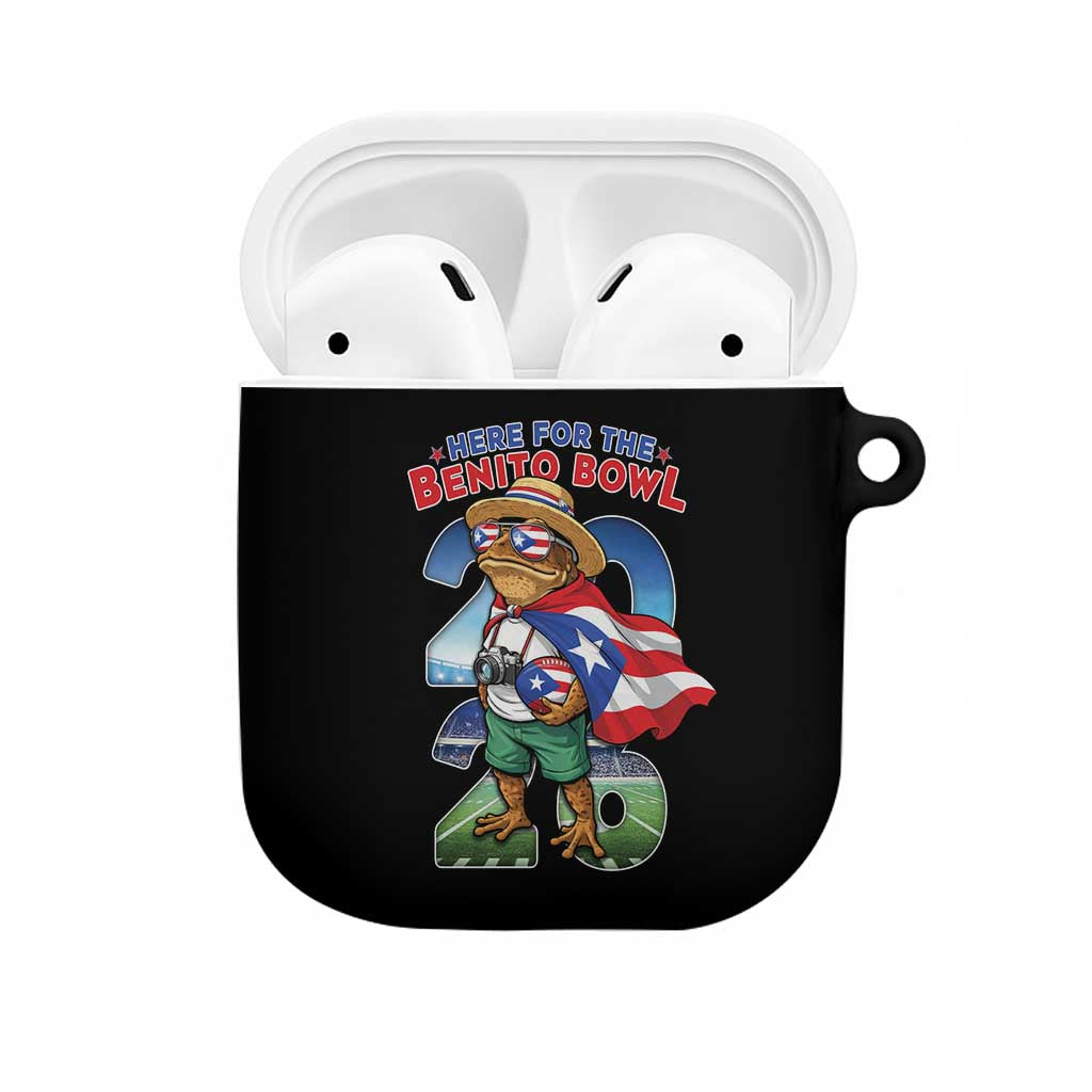 Puerto Rico Coqui Frog AirPods Case Here For The Benito Bowl