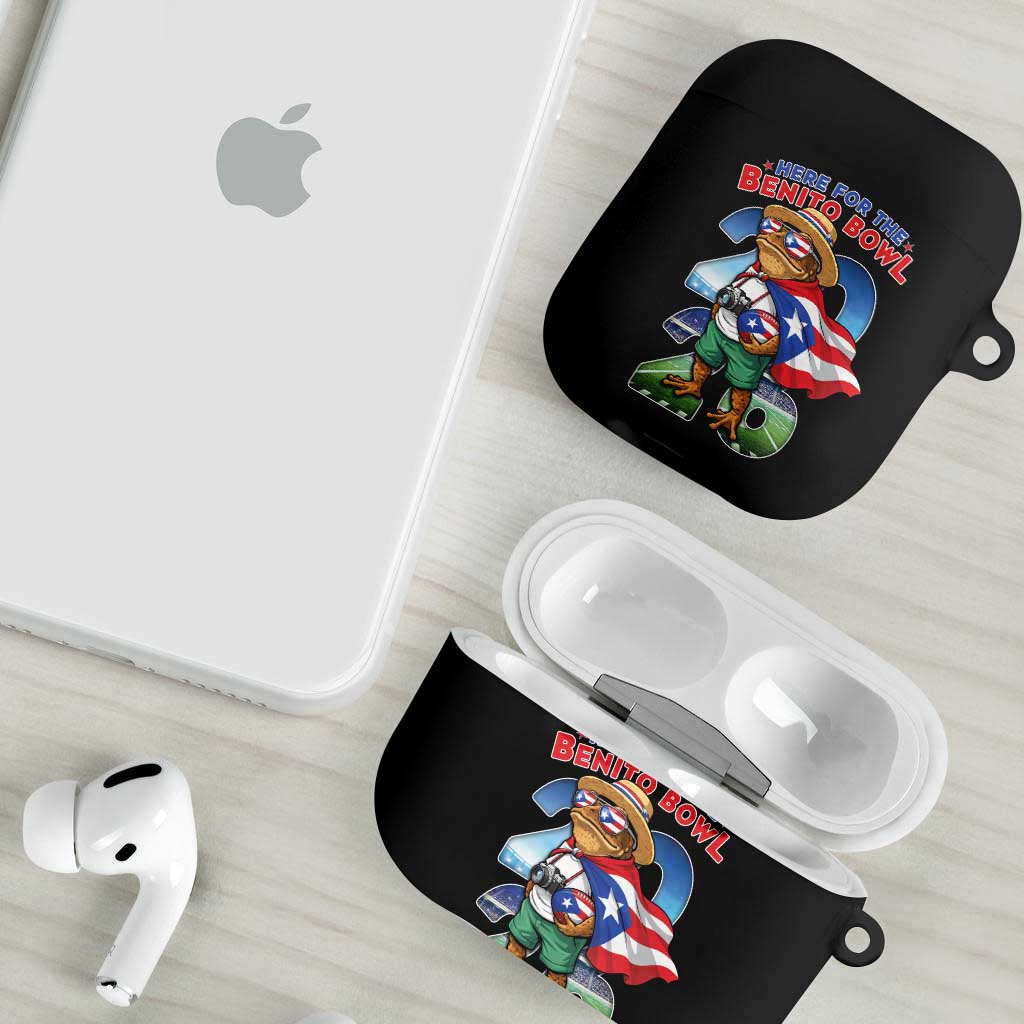 Puerto Rico Coqui Frog AirPods Case Here For The Benito Bowl