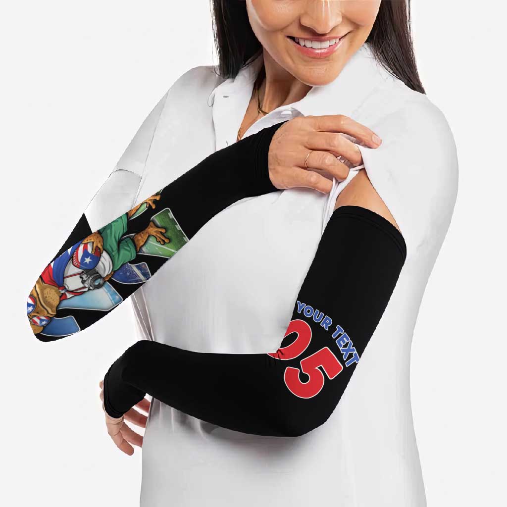 Custom Puerto Rico Coqui Frog Arm Sleeves Here For The Benito Bowl