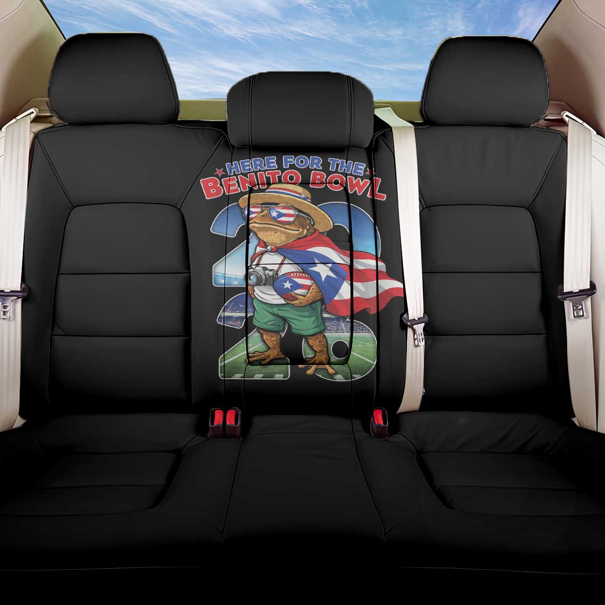 Puerto Rico Coqui Frog Back Car Seat Cover Here For The Benito Bowl