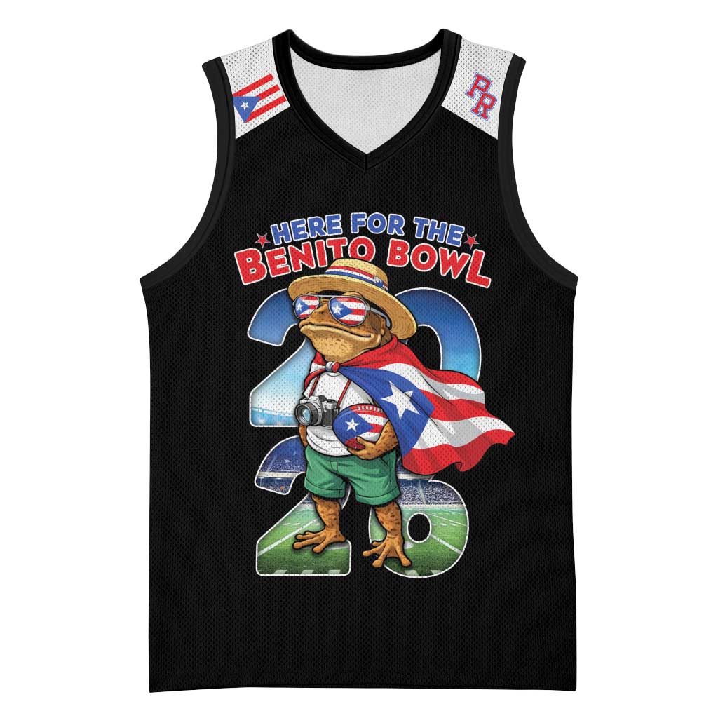 Custom Puerto Rico Coqui Frog Basketball Jersey Here For The Benito Bowl