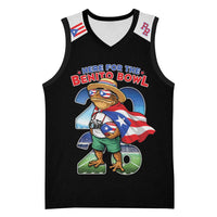 Custom Puerto Rico Coqui Frog Basketball Jersey Here For The Benito Bowl