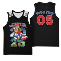 Custom Puerto Rico Coqui Frog Basketball Jersey Here For The Benito Bowl