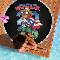 Puerto Rico Coqui Frog Beach Blanket Here For The Benito Bowl