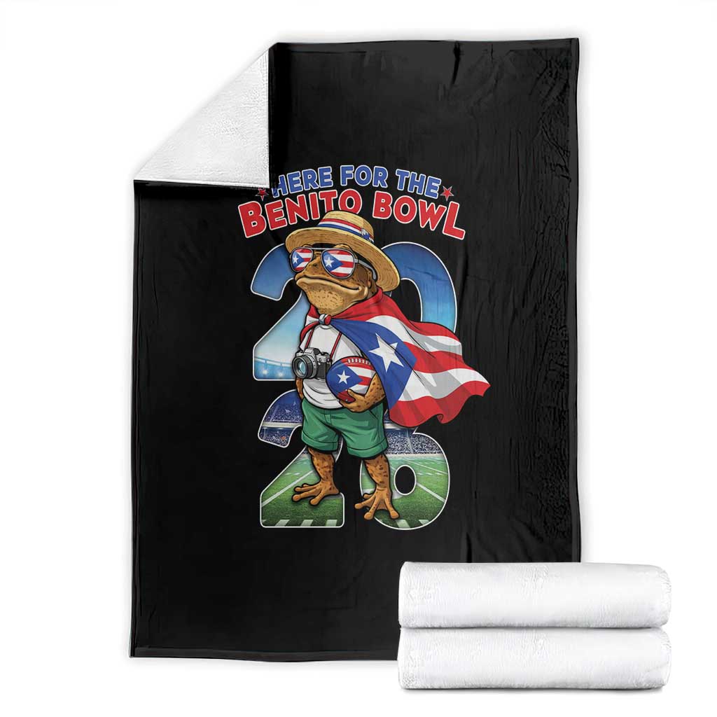 Puerto Rico Coqui Frog Blanket Here For The Benito Bowl