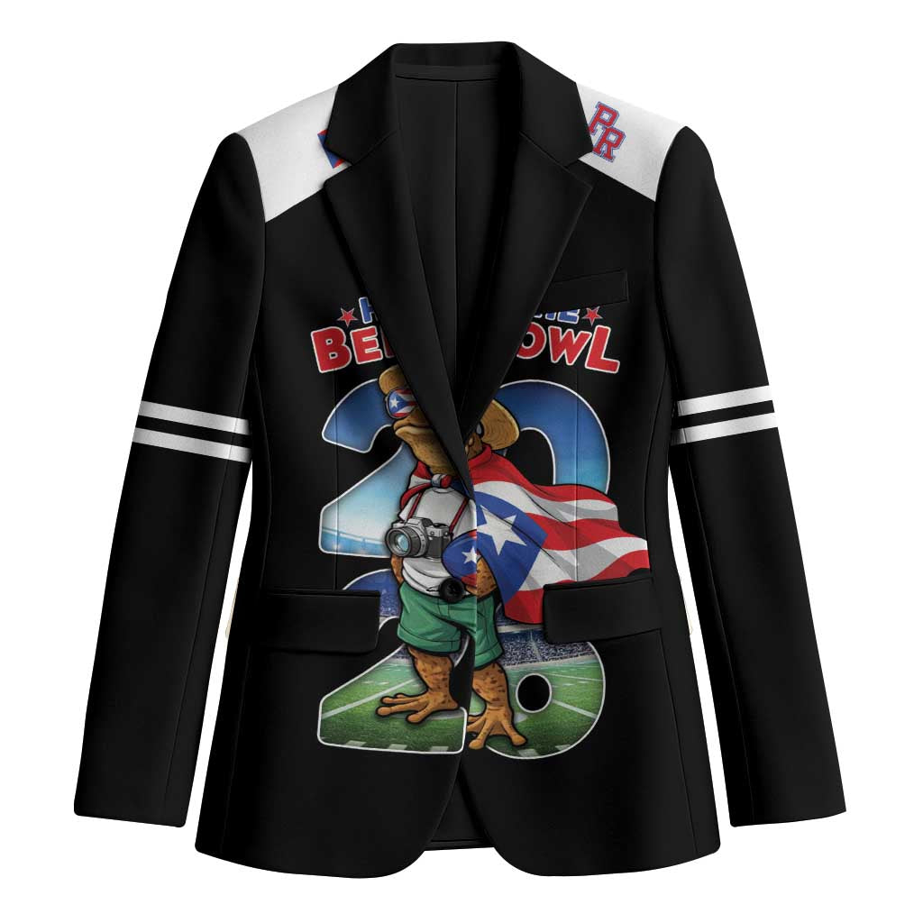 Custom Puerto Rico Coqui Frog Blazer Here For The Benito Bowl