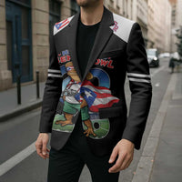 Custom Puerto Rico Coqui Frog Blazer Here For The Benito Bowl