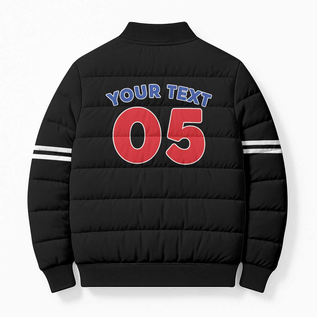 Custom Puerto Rico Coqui Frog Bomber Puffer Jacket Here For The Benito Bowl