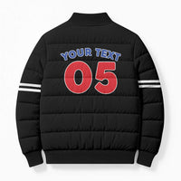 Custom Puerto Rico Coqui Frog Bomber Puffer Jacket Here For The Benito Bowl