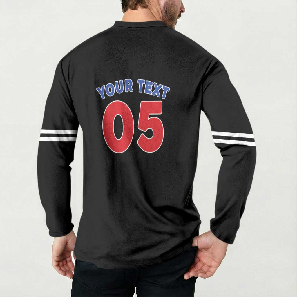 Custom Puerto Rico Coqui Frog Button Sweatshirt Here For The Benito Bowl