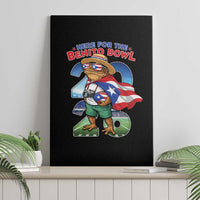 Puerto Rico Coqui Frog Canvas Wall Art Here For The Benito Bowl