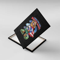 Puerto Rico Coqui Frog Canvas Wall Art Here For The Benito Bowl