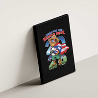 Puerto Rico Coqui Frog Canvas Wall Art Here For The Benito Bowl