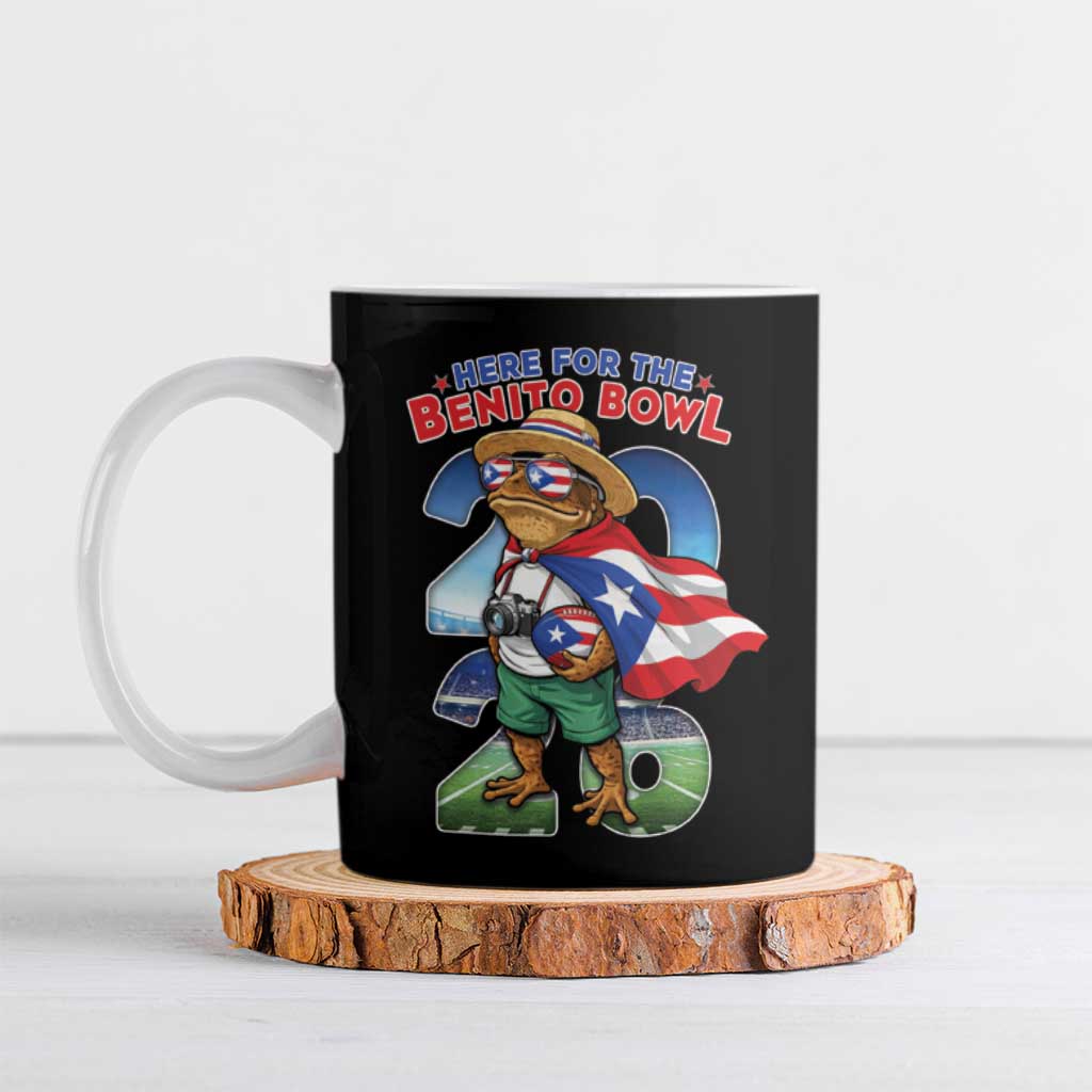 Custom Puerto Rico Coqui Frog Ceramic Mug Here For The Benito Bowl