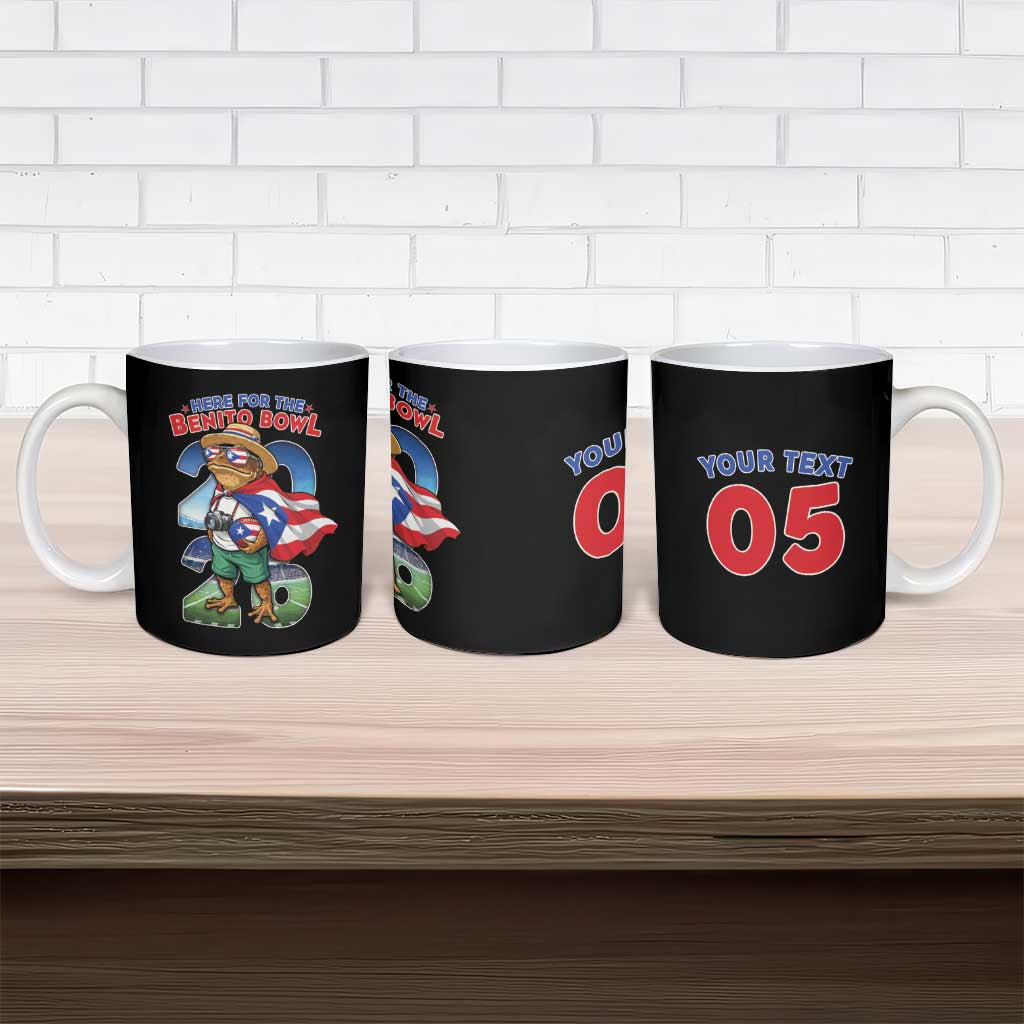 Custom Puerto Rico Coqui Frog Ceramic Mug Here For The Benito Bowl