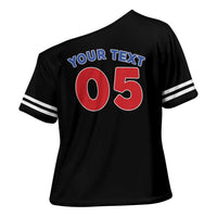 Custom Puerto Rico Coqui Frog Cross Shoulder Shirt Here For The Benito Bowl